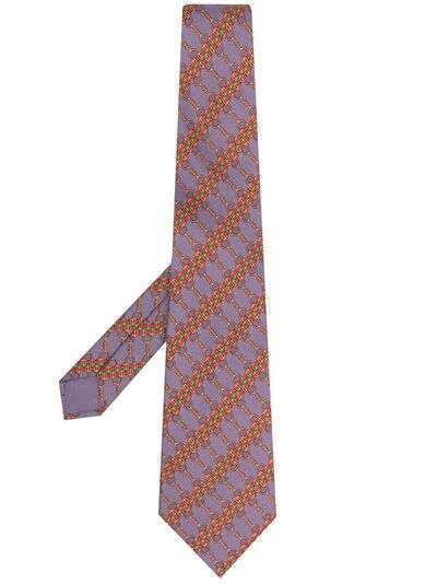 Hermès галстук 2000-х годов с принтом