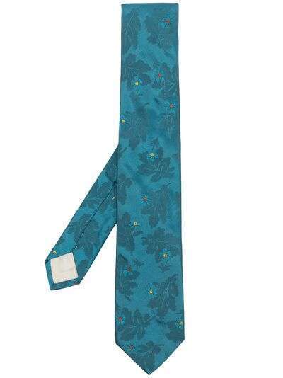 Kenzo Pre-Owned жаккардовый галстук с цветочным узором