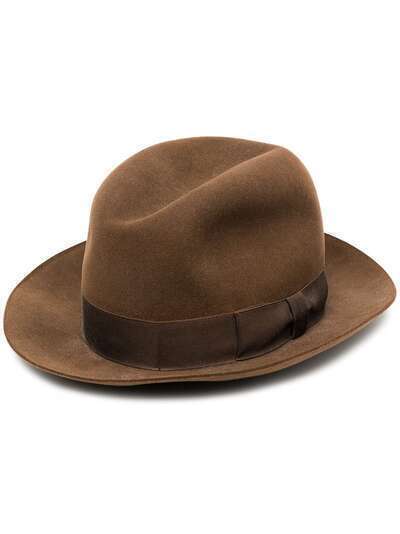 Hermès шляпа-федора pre-owned