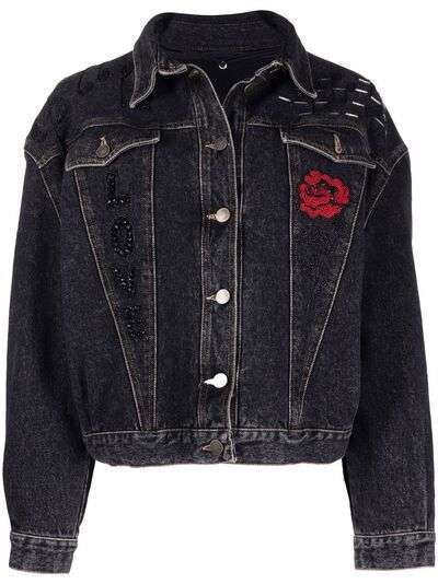 A.N.G.E.L.O. Vintage Cult джинсовая куртка 1980-х годов с бисером