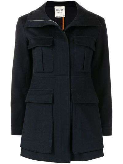 Hermès короткое однобортное пальто