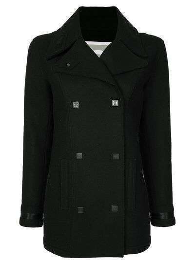 Chanel Pre-Owned двубортное пальто 2005-го года
