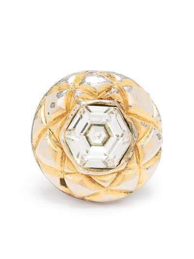 Chanel Pre-Owned серьги-клипсы с кристаллами