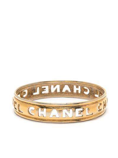 Chanel Pre-Owned браслет с резным логотипом