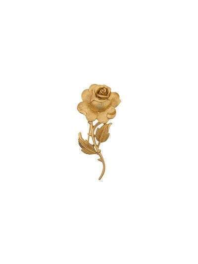 Susan Caplan Vintage брошь Trifari 1960-х годов в форме розы