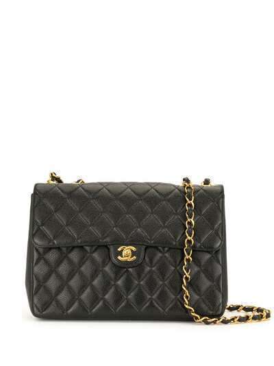 Chanel Pre-Owned сумка на плечо Jumbo XL Classic Flap 2002-го года