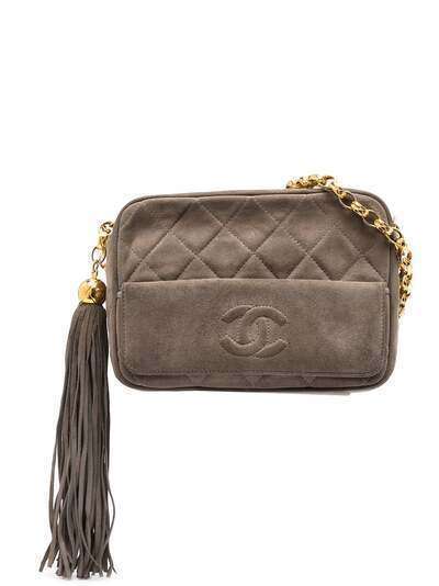 Chanel Pre-Owned каркасная сумка 1992-го года с кисточкой