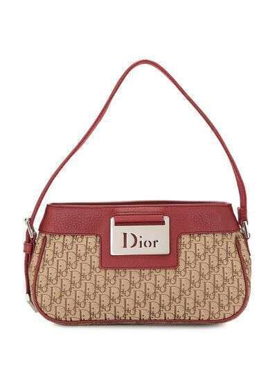 Christian Dior сумка Street Chic pre-owned с узором Trotter