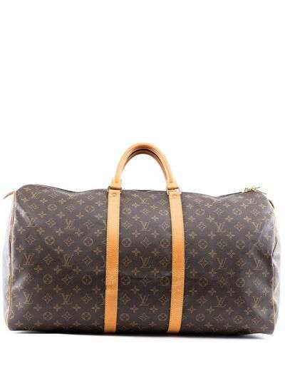 Louis Vuitton 1990s pre-owned monogram Keepall 55 travel bag