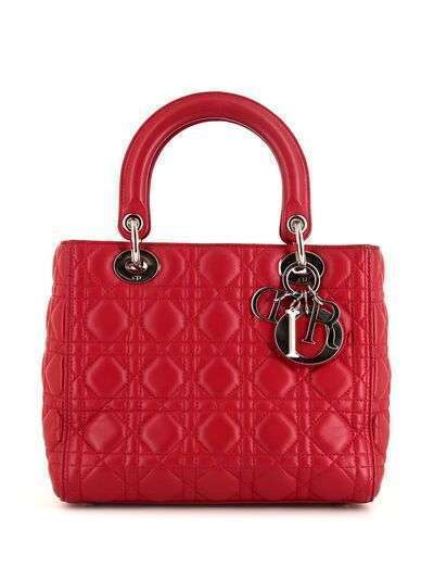 Christian Dior сумка-тоут Lady Dior Cannage pre-owned 2010-го года