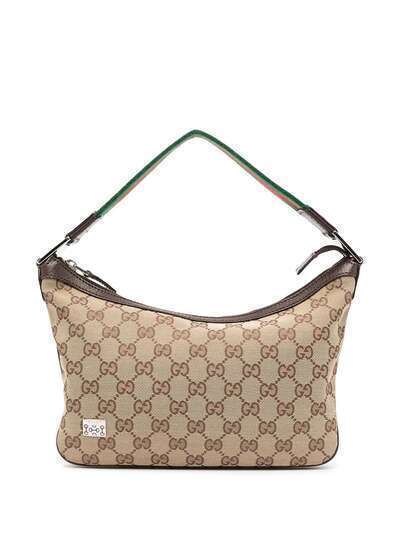 Gucci Pre-Owned сумка-тоут Shelly Line с логотипом GG