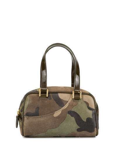 Christian Dior мини-сумка pre-owned с камуфляжным принтом