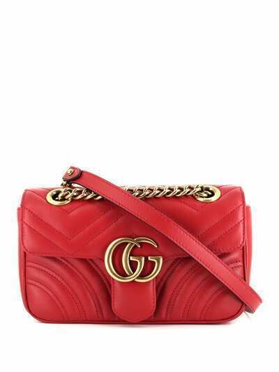 Gucci Pre-Owned сумка на плечо GG Marmont 2020-го года