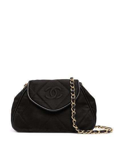 Chanel Pre-Owned стеганая сумка через плечо 1990-х годов