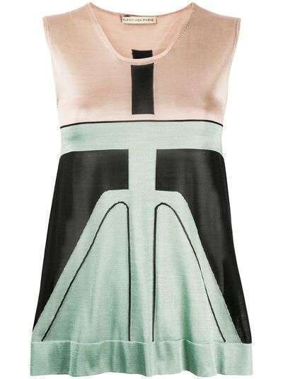 Balenciaga Pre-Owned блузка с геометричным узором