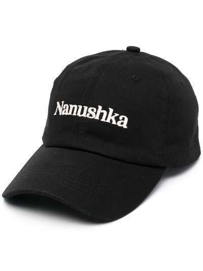 Nanushka кепка с вышитым логотипом