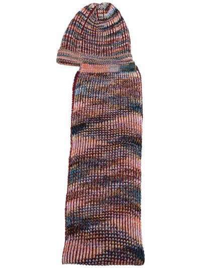Missoni полосатый шарф крупной вязки