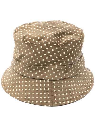 YMC polka dot bucket hat