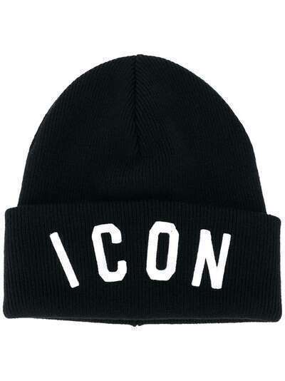 Dsquared2 шапка с надписью 'Icon'