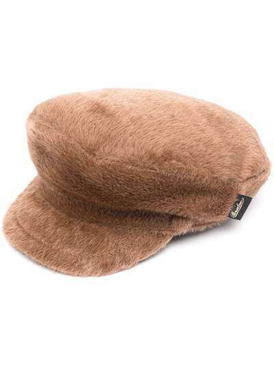 Borsalino brushed-effect tonal beret