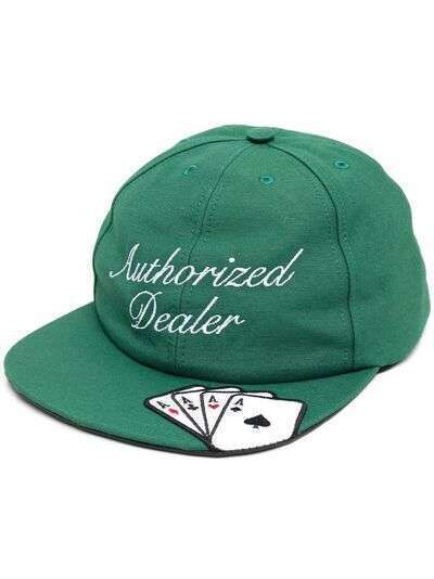 Just Don card-embroidered cap