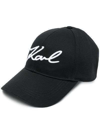 Karl Lagerfeld бейсболка с вышитым логотипом