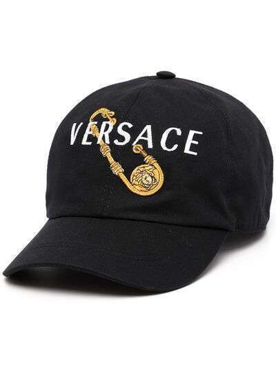Versace кепка с вышивкой Safety Pin