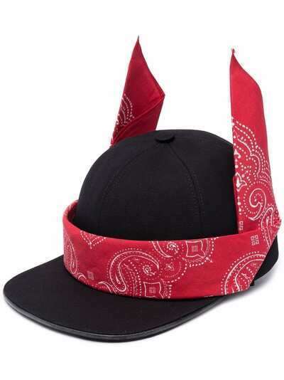 Givenchy bandana embroidered cap