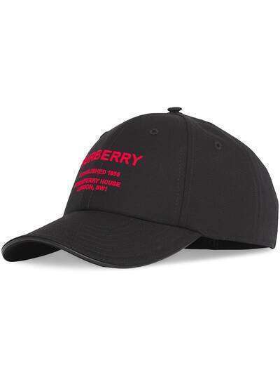 Burberry кепка с вышивкой Horseferry