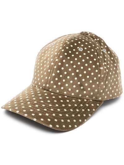 YMC polka-dot print baseball cap