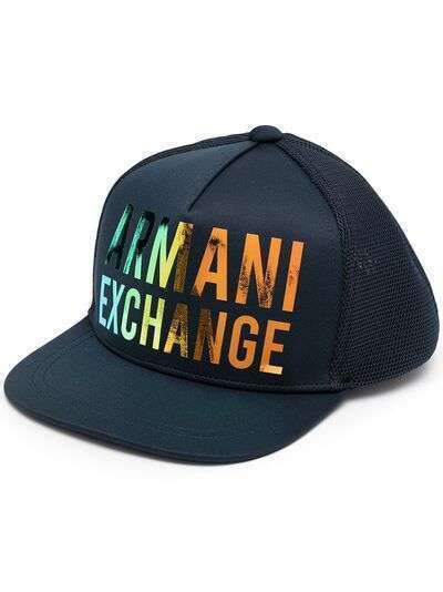 Armani Exchange бейсболка с логотипом