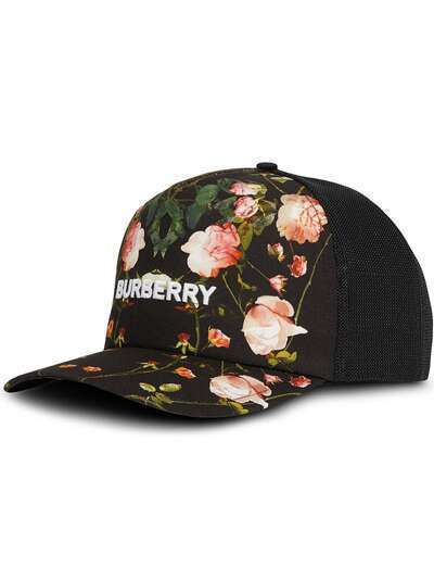 Burberry бейсболка с цветочным принтом