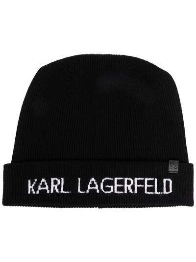 Karl Lagerfeld шапка бини с логотипом