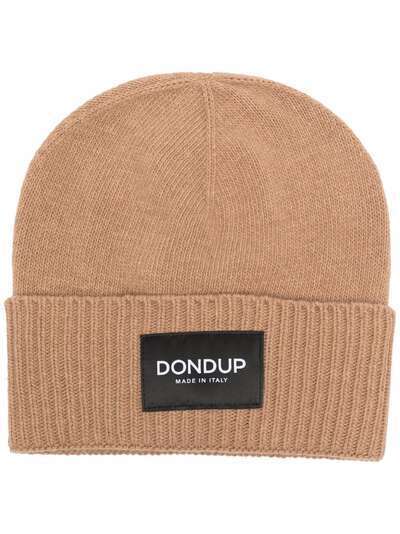 DONDUP шапка бини с нашивкой-логотипом