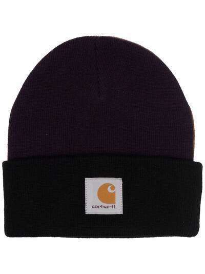 Carhartt WIP шапка бини Triple с нашивкой-логотипом