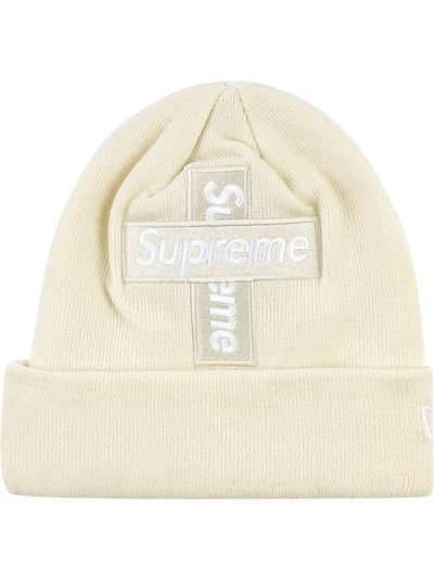 Supreme шапка бини New Era Cross Box Logo