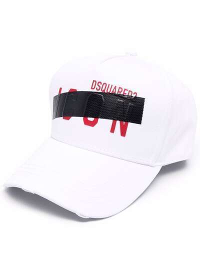 Dsquared2 шестипанельная кепка Icon с вышитым логотипом