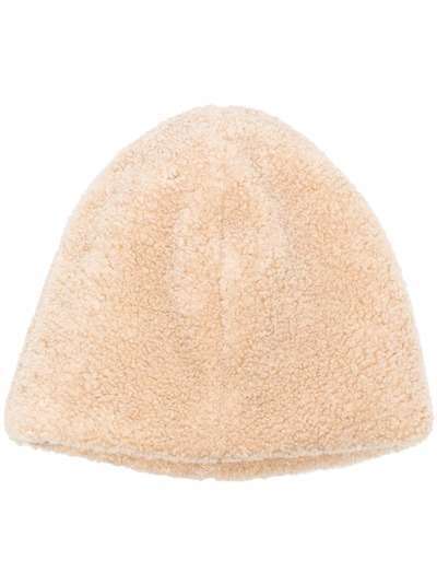Nanushka шапка бини Fiorel из шерпы