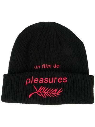Pleasures шапка бини Film с вышитым логотипом