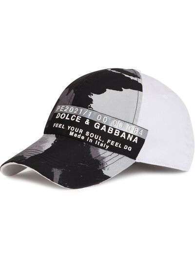 Dolce & Gabbana камуфляжная кепка с логотипом