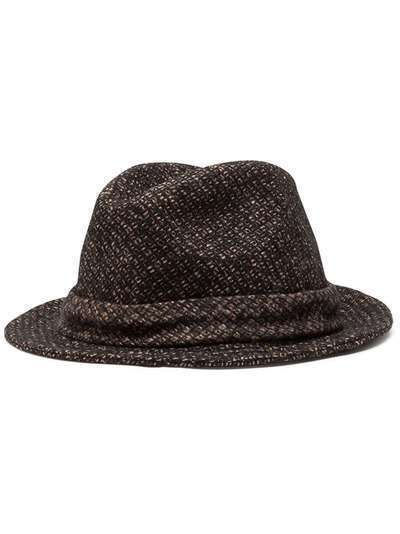 Dolce & Gabbana твидовая шляпа-федора