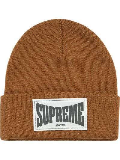 Supreme шапка бини Woven Label