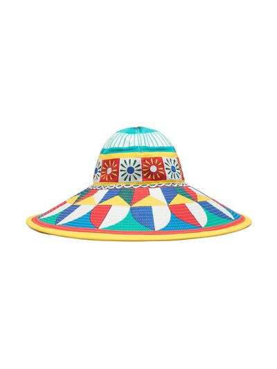 Dolce & Gabbana шляпа с геометричным принтом