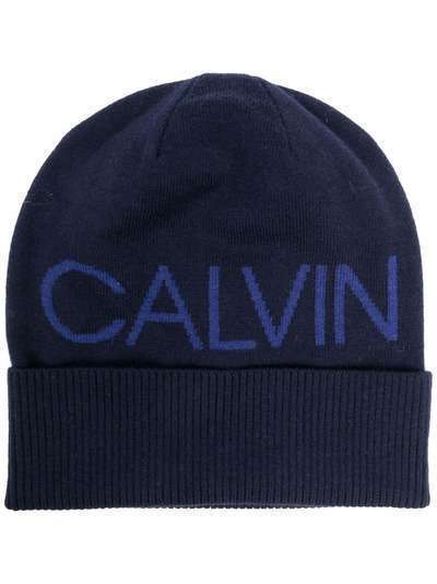 Calvin Klein Jeans шапка бини с логотипом