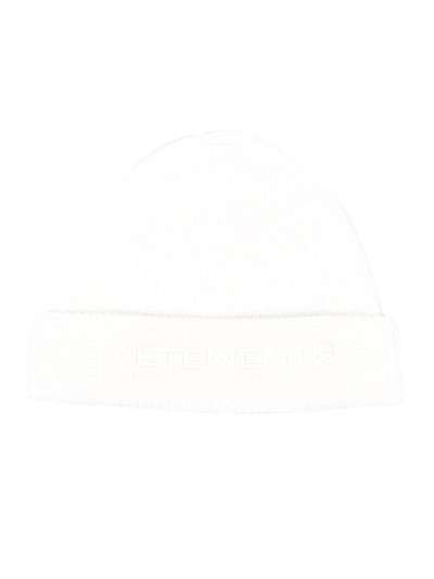 Vetements шапка бини с вышитым логотипом