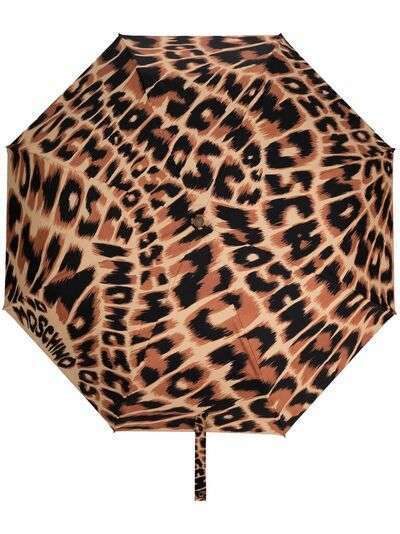 Moschino зонт с леопардовым принтом
