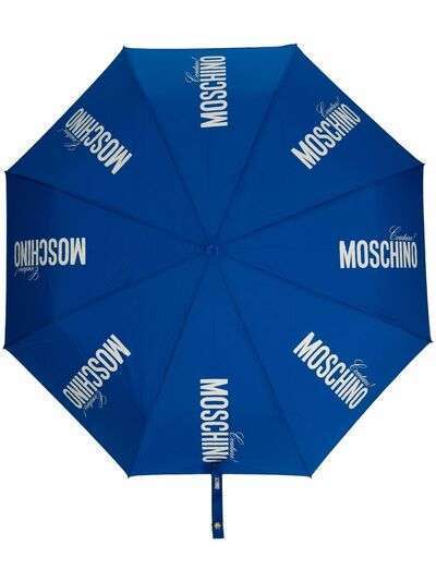 Moschino зонт с принтом Moschino Couture и логотипом