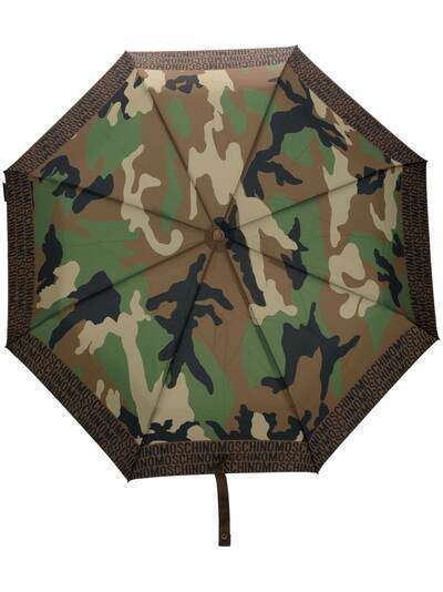 Moschino зонт с камуфляжным принтом