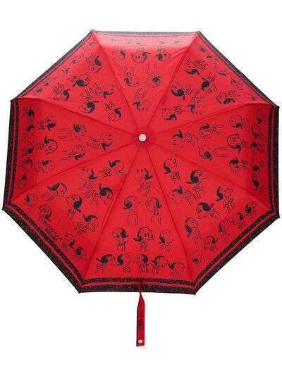 Boutique Moschino зонт с принтом Snoopy