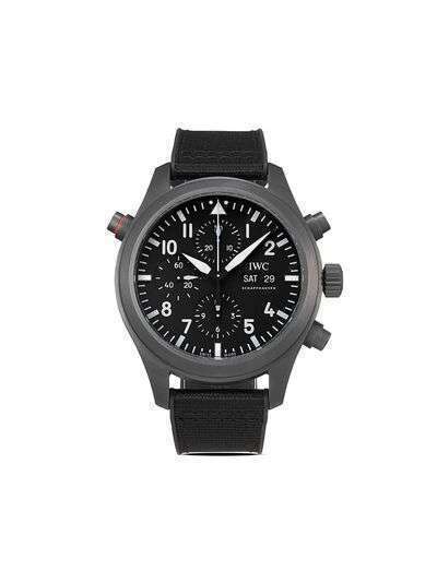 IWC Schaffhausen наручные часы Pilot's Watch Chronograph Top Gun Ceratanium SIHH 2019 pre-owned 44 мм 2021-го года